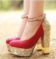 SAPATO GLITTER RED